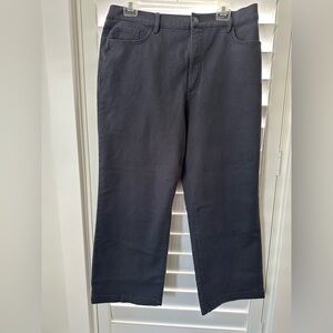 NWT LOFT Dark Gray Straight-Leg Casual Pants